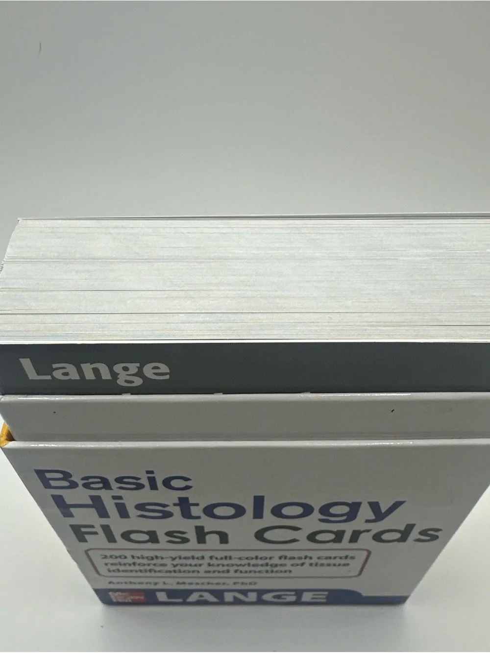 Lange Basic Histology Flash Cards - White with Multicolor Top